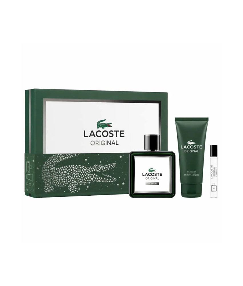 Coffret Lacoste Original Eau De Parfum 100ml - Trio Parfumé