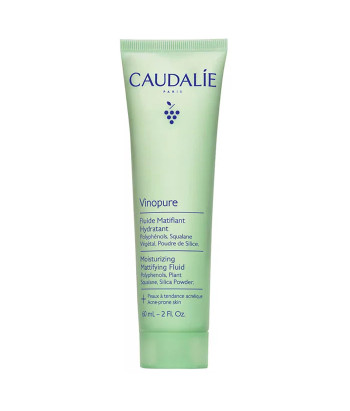 Caudalie Vinopure Fluide Matifiant Hydratant 60ml - Contrôle le sébum