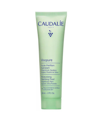 Caudalie Vinopure Fluide Matifiant Hydratant 60ml - Contrôle le sébum
