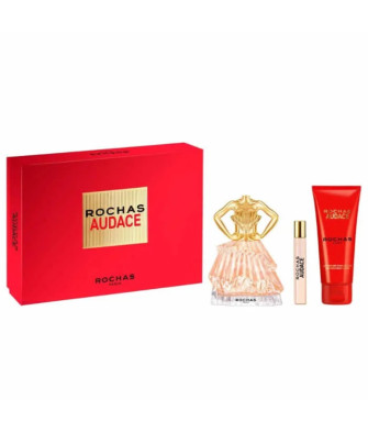 Coffret Rochas Audace 90ml: Parfum Vaporisateur 3 Produits