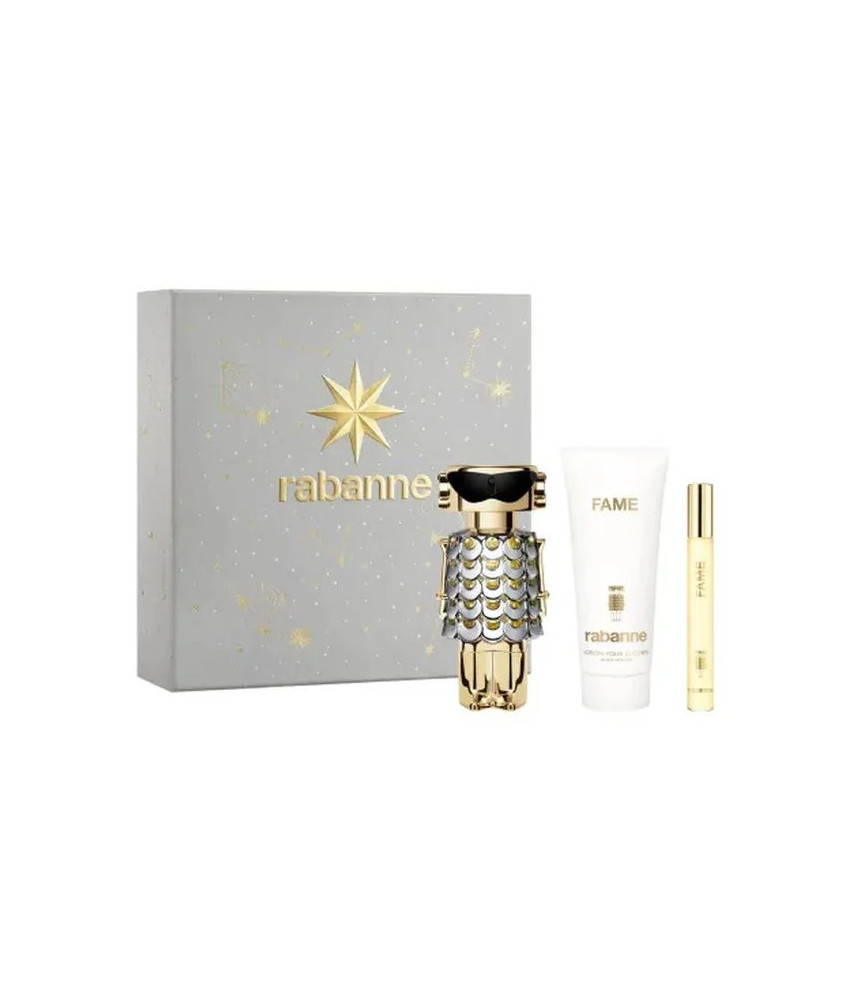 Coffret 3 Produits Rabanne Fame Eau De Parfum 80ml