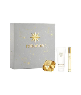 Paco Rabanne Lady Million Coffret Parfum 50ml - Leche Corporel 75ml - Eau de Parfum 10ml
