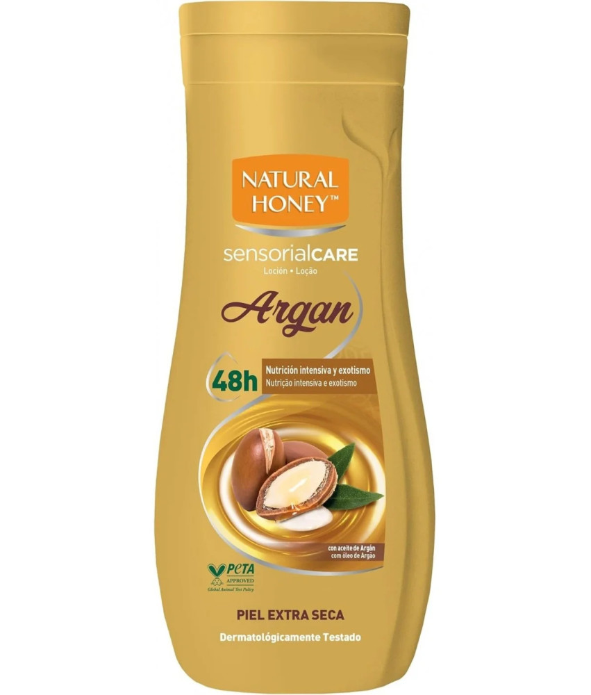 Lotion Corporelle Naturelle Miel Elixir De Argan 330ml