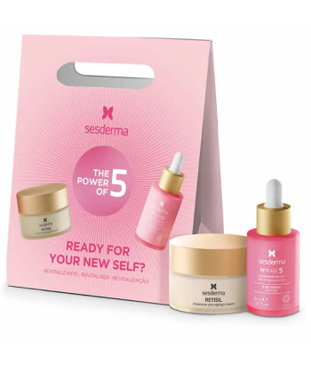 Coffret Anti-âge Sesderma : Crème Retisil 50ml + Sérum Liposomal Reti Age 30ml
