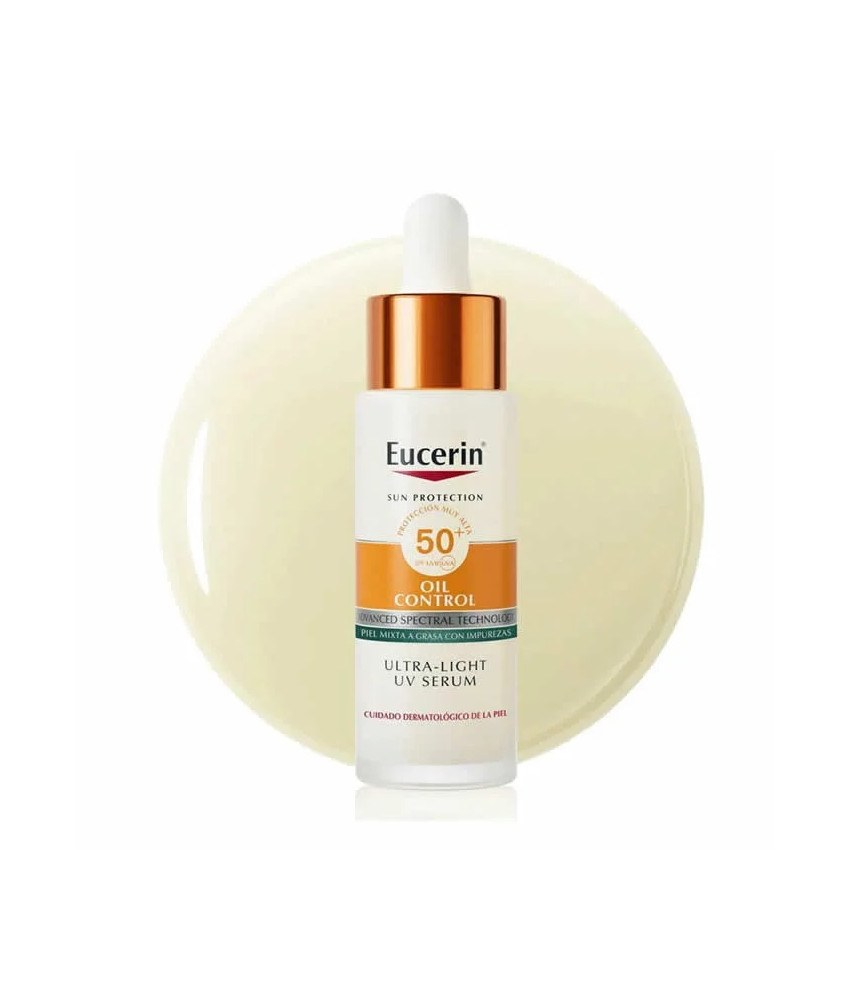 Sérum Contrôle de l'huile pour le visage Eucerin SPF50+ 30ml