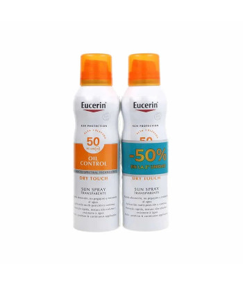 EUCERIN Oil Control Dry Touch SPF50 - Lot de 2x200ml