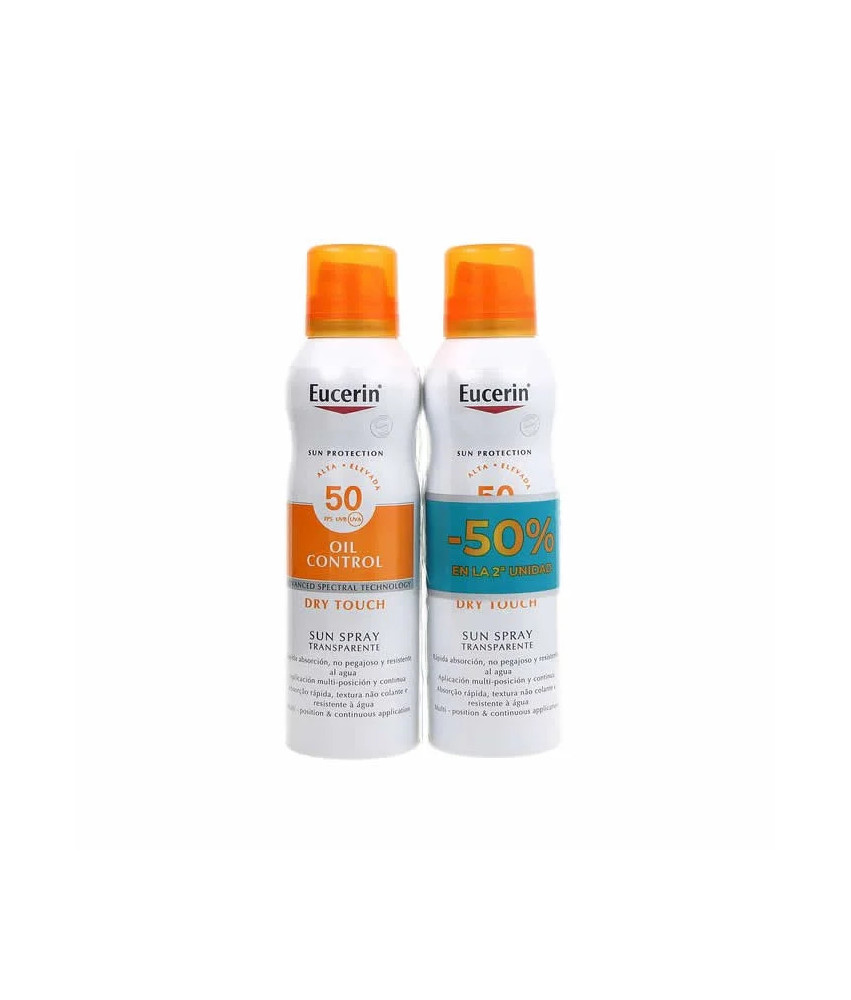 EUCERIN Oil Control Dry Touch SPF50 - Lot de 2x200ml