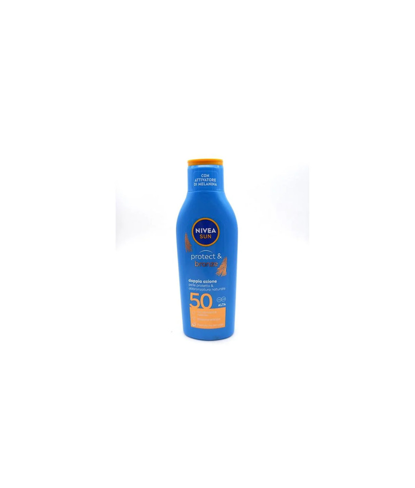 Protection solaire et bronzage avec Nivea Sun SFP50 200ml
