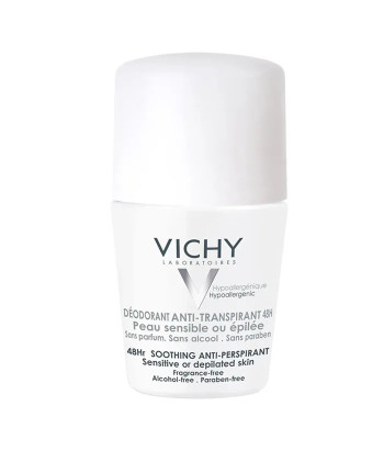 Déodorant Vichy 48H Roll On Peaux Sensibles 50ml