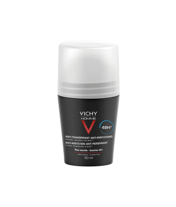 Déodorant Roll On Vichy Homme Peaux Sensibles 50ml