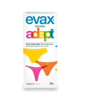 Protège-slips Evax Adapt 30 unités - Confort et protection assurés