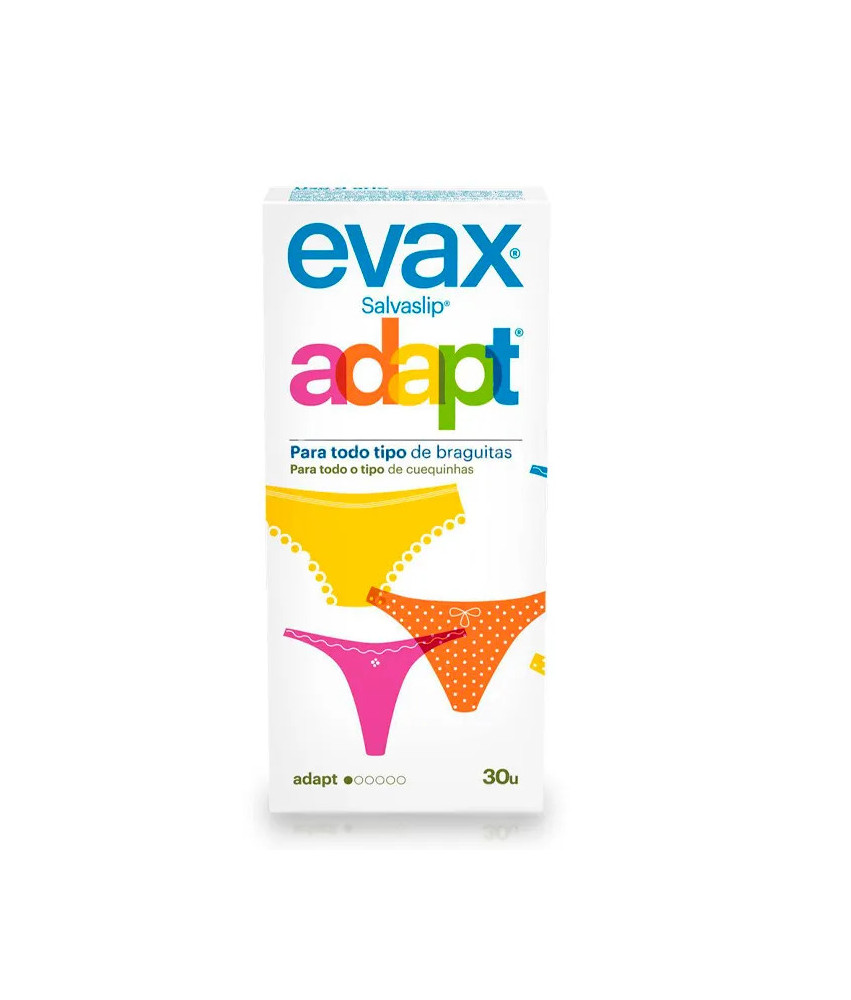 Protège-slips Evax Adapt 30 unités - Confort et protection assurés