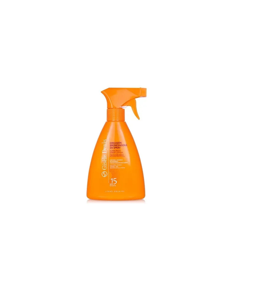 Protection solaire optimale avec le Spray Lotion SPF15 300ml de Gisèle Denis