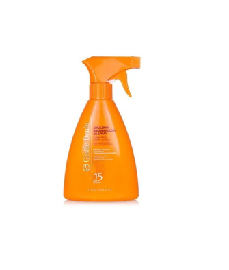 Protection solaire optimale avec le Spray Lotion SPF15 300ml de Gisèle Denis