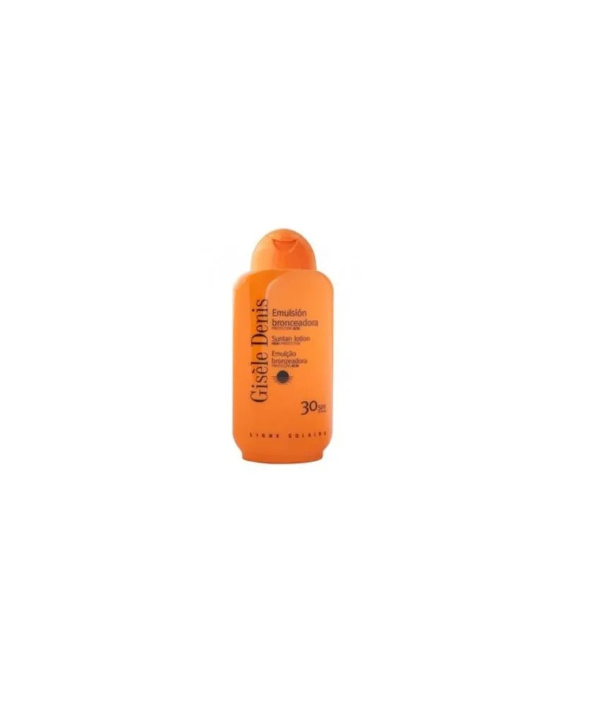Bronzage parfait avec la Crème Solaire Gisèle Denis SPF30 400ml