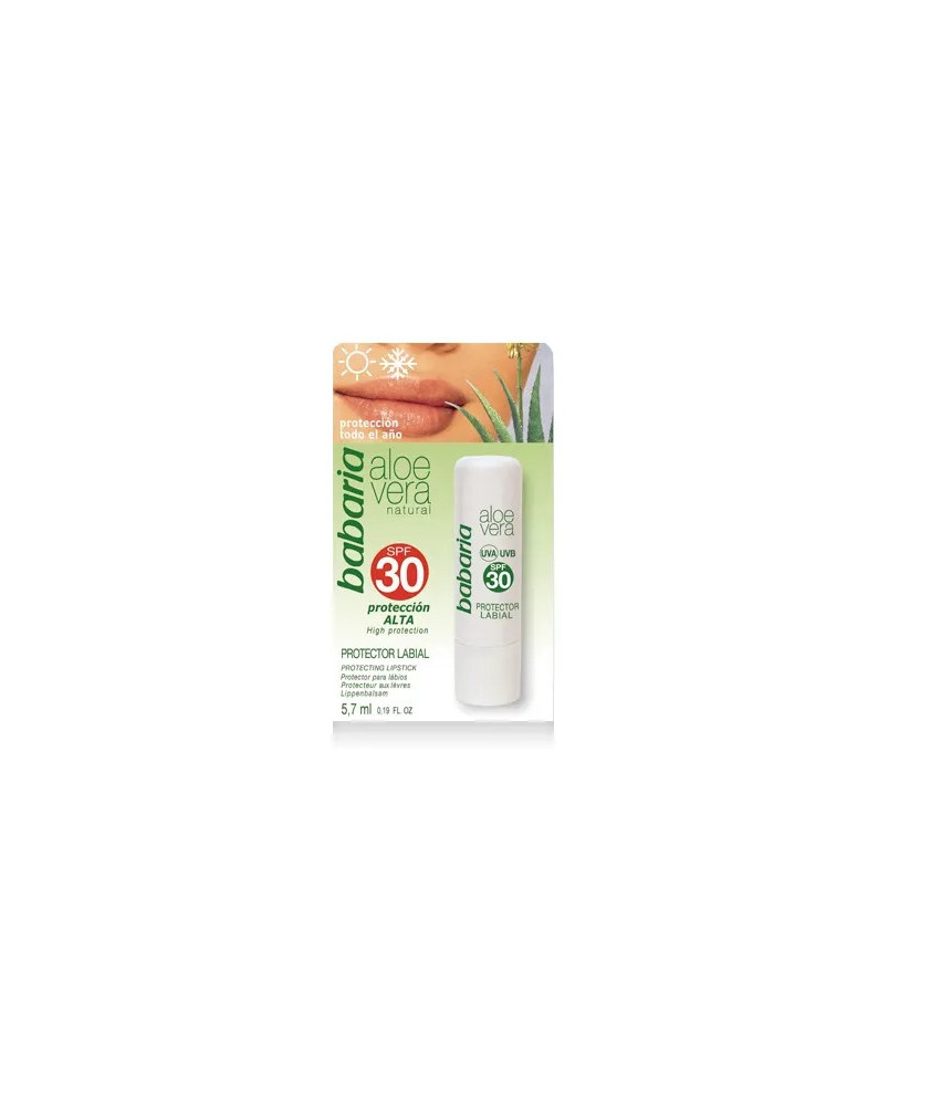 Baume à lèvres protecteur SPF30 Babaria 5.7g