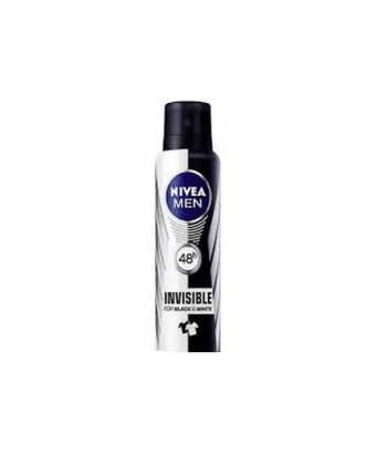 NIVEA Men Invisible For Black And White Power Spray 200ml - Protection ultime