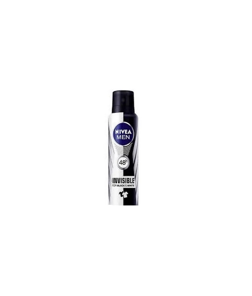NIVEA Men Invisible For Black And White Power Spray 200ml - Protection ultime
