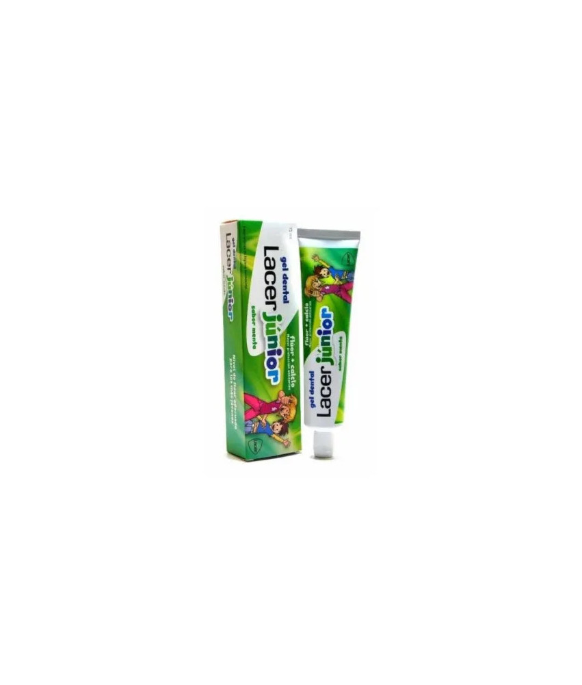 Lacer Junior Gel Dentaire Menthe 75ml - Fraîcheur pour les enfants