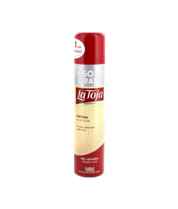 Crème à raser La Toja pour peaux sensibles 250+50ml
