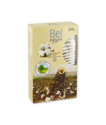 Bâtonnets En Cotton Bel Nature 200 Unités