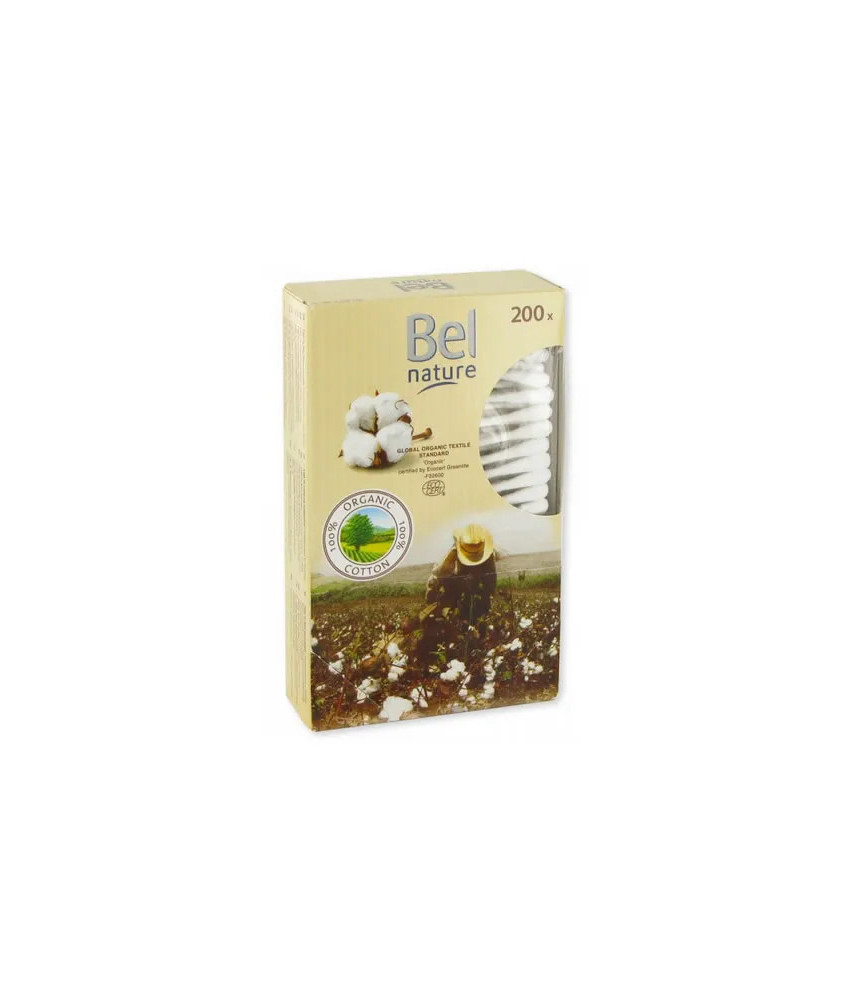 Bâtonnets En Cotton Bel Nature 200 Unités
