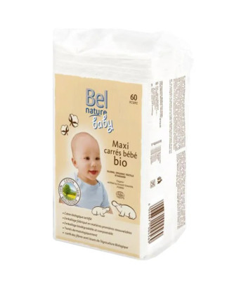 Bel Nature Baby Carrés: 60 Unités de Douceur Naturelle
