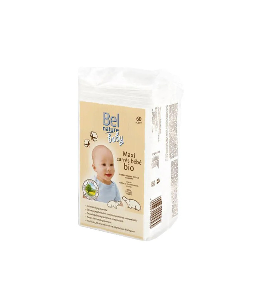 Bel Nature Baby Carrés: 60 Unités de Douceur Naturelle