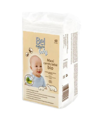 Bel Nature Baby Carrés: 60 Unités de Douceur Naturelle