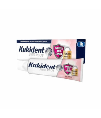 Adhésif Dentaire Kukident Pro Plus 40g - Tenue Toute la Journée
