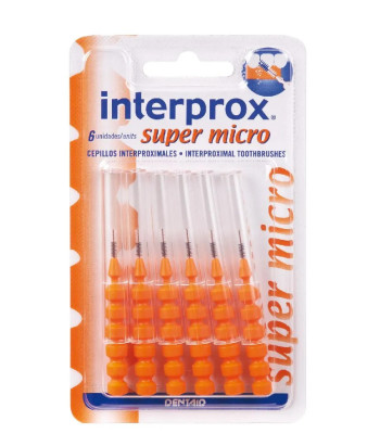 Dentaid Supermicro Interprox Blister 6u pour un nettoyage minutieux
