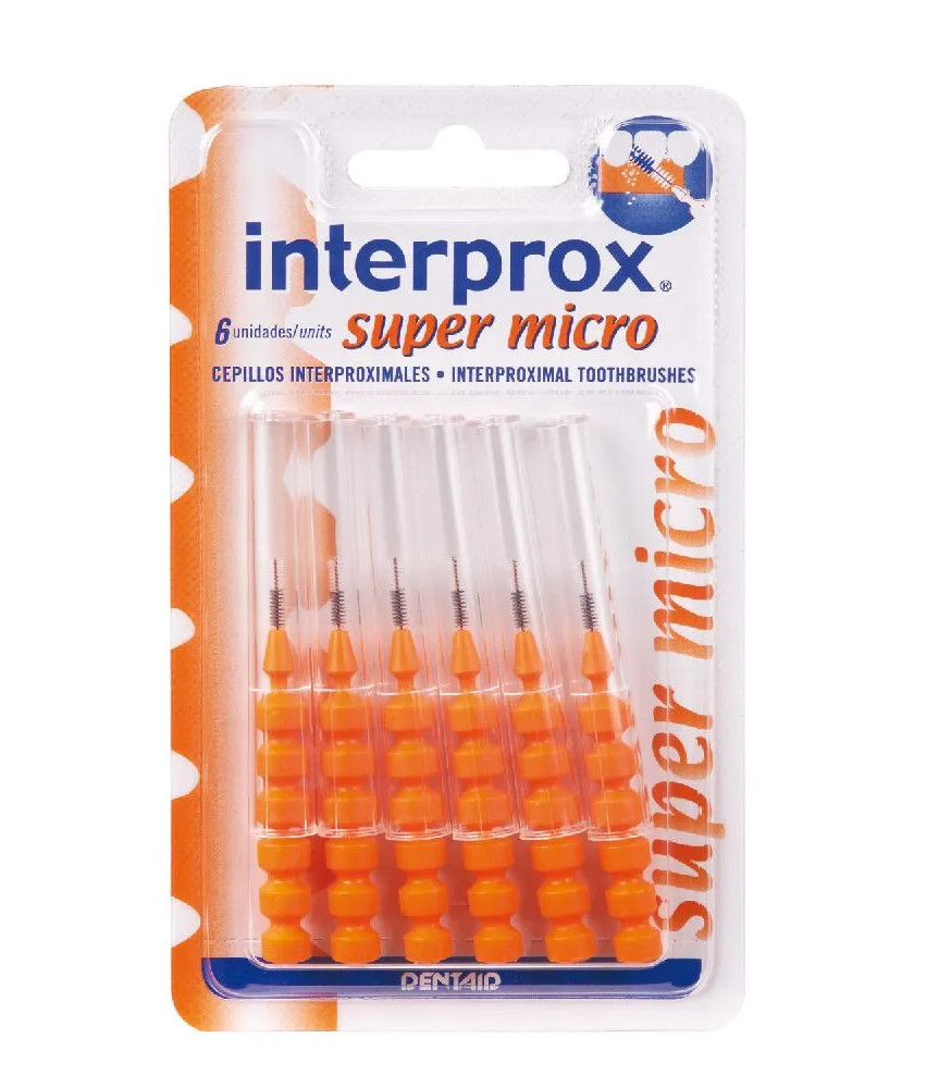 Dentaid Supermicro Interprox Blister 6u pour un nettoyage minutieux