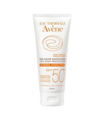 Protection solaire efficace: Avene Lait Minérale SPF50+ 100ml