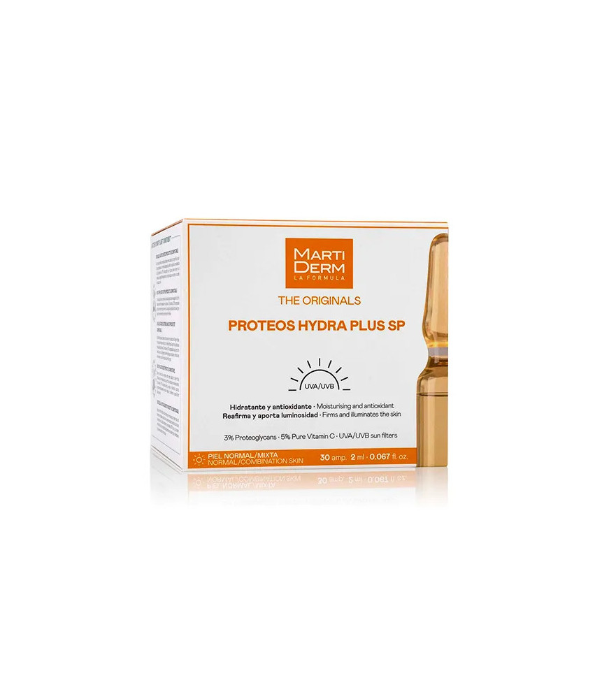 Martiderm Protéoglycanes: Ampoules SPF15 pour une peau lumineuse