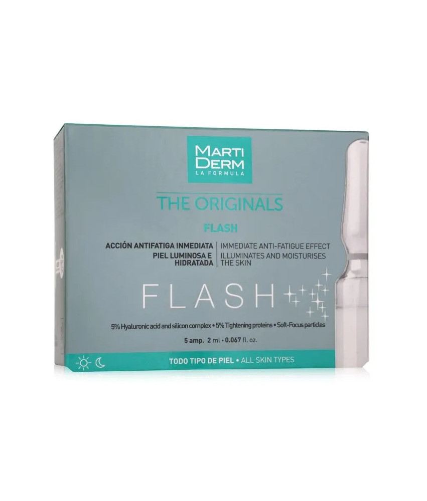 Booster d'éclat en ampoules Martiderm Flash 5x2ml