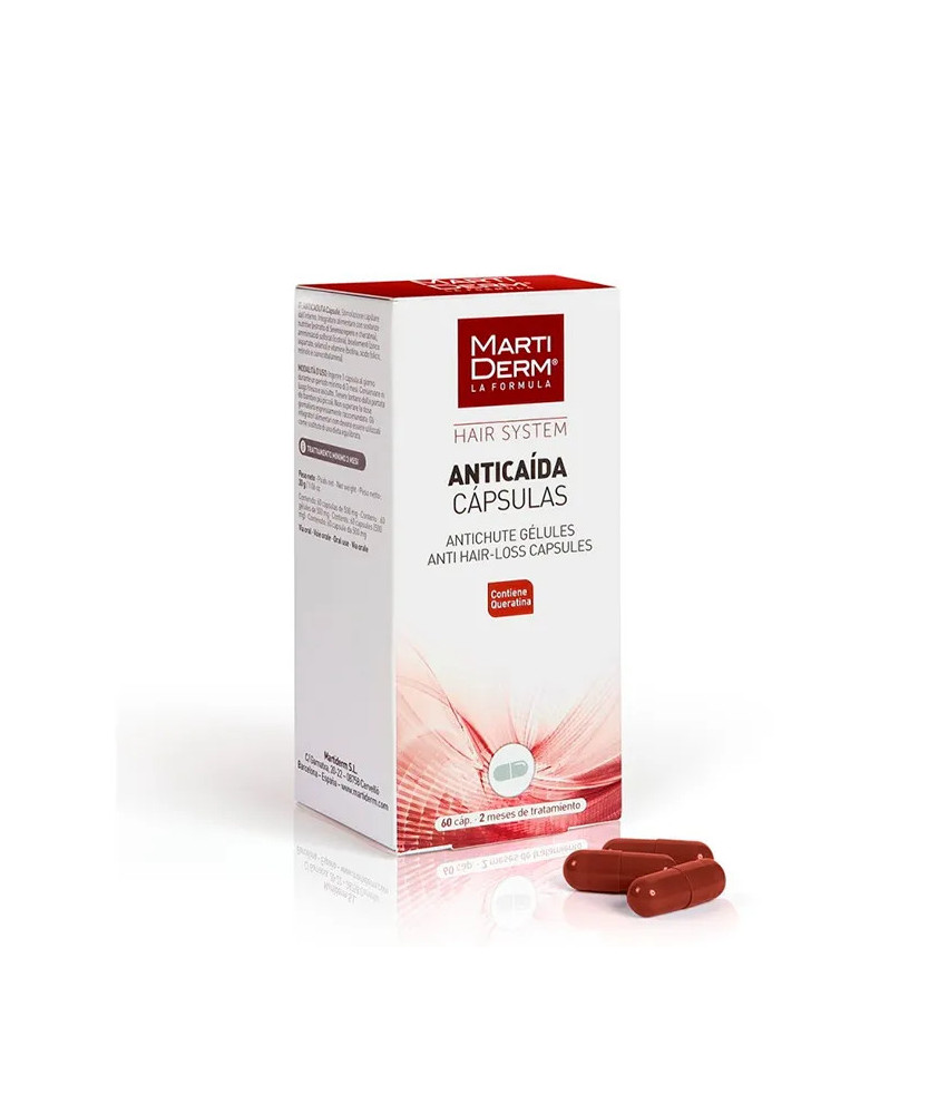 Martiderm Anti-Chute 60 Gélules - Solution contre la perte de cheveux