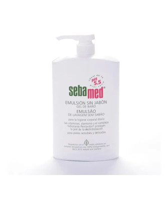 Émulsion sans savon Sebamed 1000ml: Peau douce et hydratée