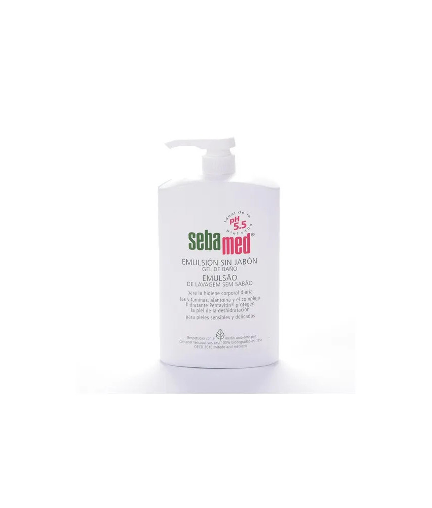 Émulsion sans savon Sebamed 1000ml: Peau douce et hydratée