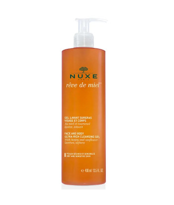 Gel lavant visage et corps Nuxe Rêve De Miel 400ml
