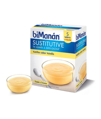 Bimanan Sustitutive Crèmes à la Vanille 5 Unités pour contrôler votre poids