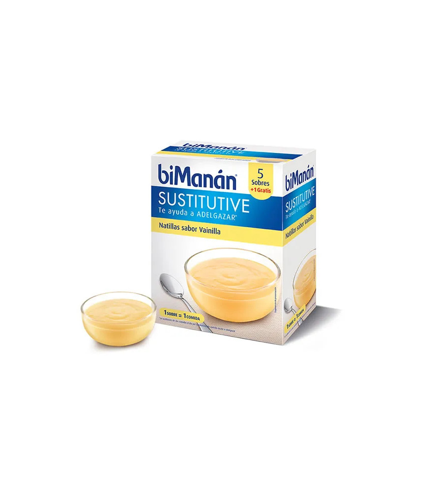 Bimanan Sustitutive Crèmes à la Vanille 5 Unités pour contrôler votre poids