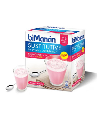 Bimanan Milk-Shake Fraise 5+1 pour Contrôle du Poids