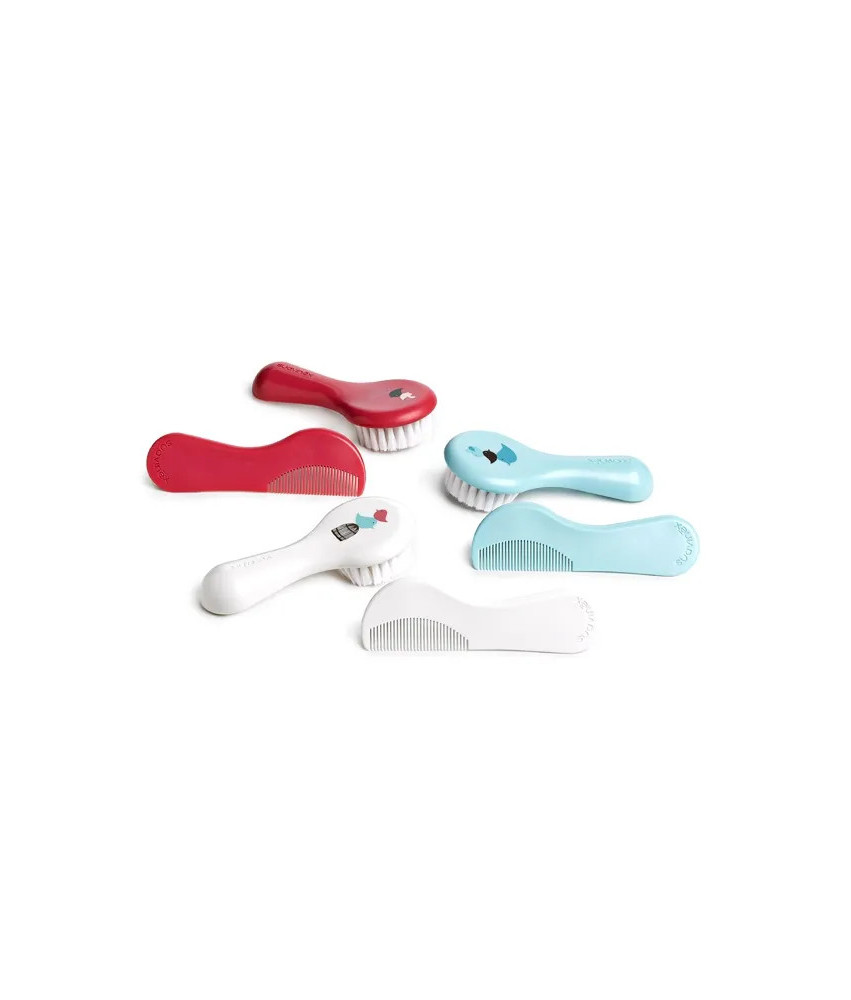 Ensemble de Brosse et Peigne Suavinex™ Bleu