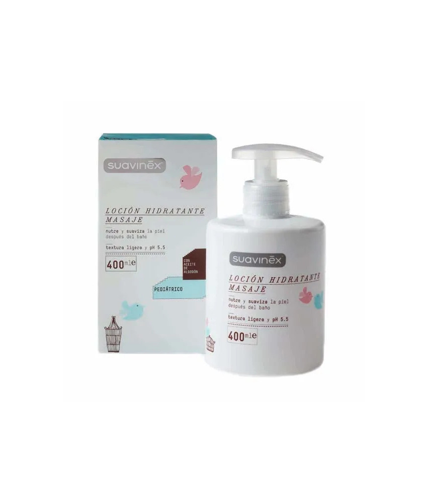 Lotion hydratante Suavinex pour massage 400ml