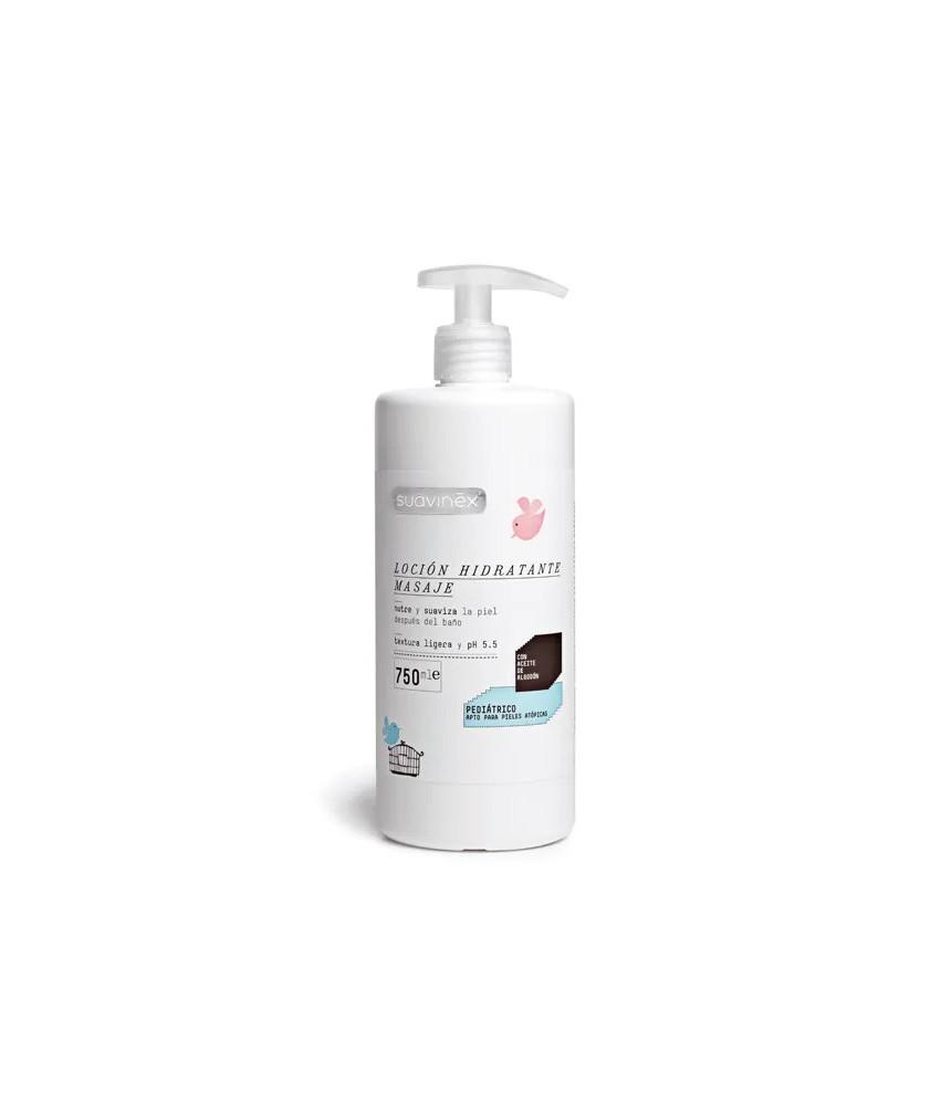 Lotion hydratante pour massage Suavinex 750ml