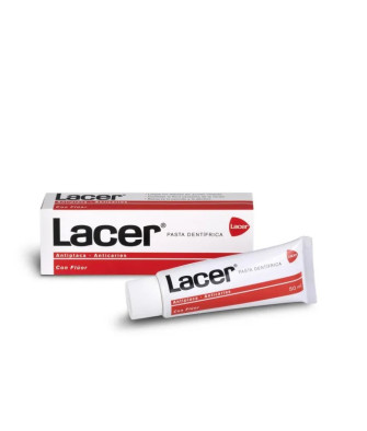 Dentifrice Lacer Pâte 50ml - Formule puissante
