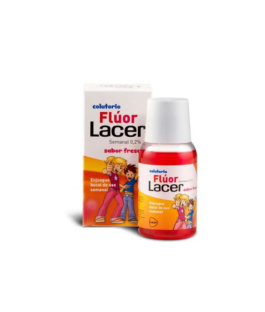 Rince-bouche Lacer™ Fraise 0,2 Fluor 100ml