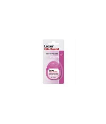 Fil dentaire extra doux avec fluorure et triclosan 50m - Hygiène bucco-dentaire efficace