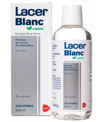 Rafraîchissez votre haleine avec le Lacerblanc Bain De Bouche Menthe 500ml