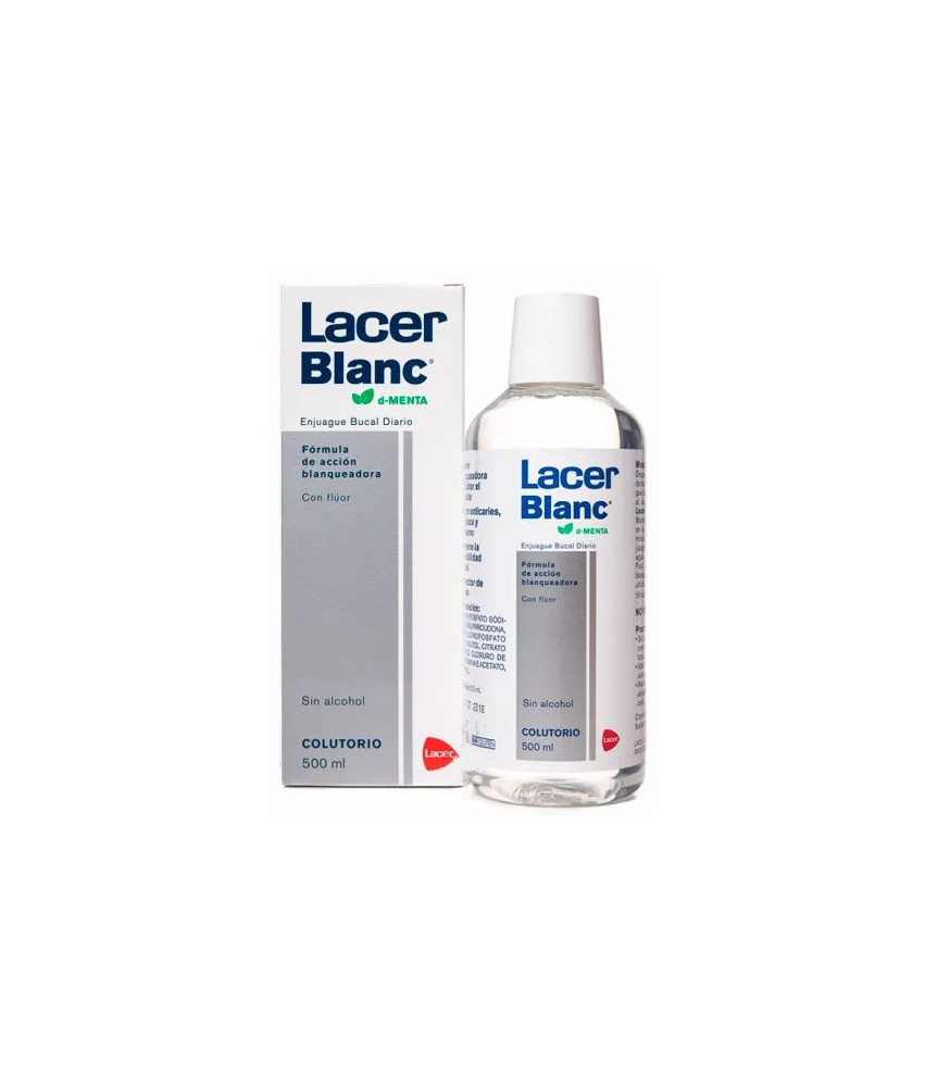 Rafraîchissez votre haleine avec le Lacerblanc Bain De Bouche Menthe 500ml